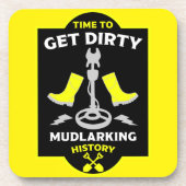 Mudlarking Schattenjacht Bier Onderzetter (Voorkant)