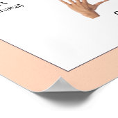 Mudras: Yoga Hand Gestures Poster (Hoek)