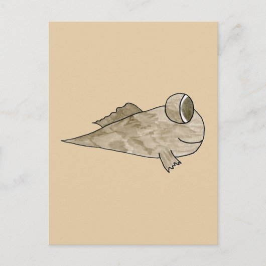 Mudskipper Fish. Briefkaart (Voorkant)