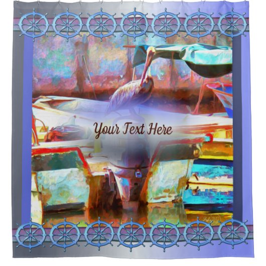 Muelle Los Peines Pelican 0463 Douchegordijn (Voorkant)