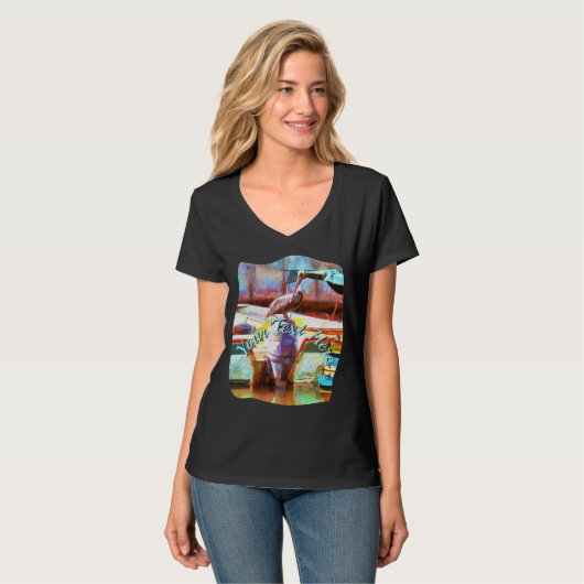 Muelle Los Peines Pelican 0463 T-shirt (Voorkant volledig)
