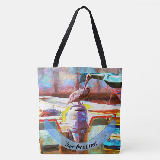 Muelle Los Peines Pelican 0463 Tote Bag (Voorkant)