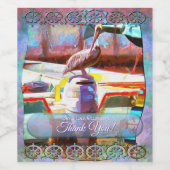 Muelle Los Peines Pelican Bedankt 0463 Wijn Etiket (Enkel label)