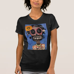 Muerta Skeleton Dag van het dode Shirt