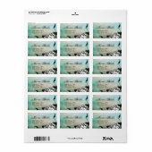 Muerte Dag van de dode Calaveras Suikerkunst Etiket (Full Sheet)