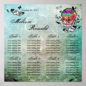 Muerte Dag van de dode Calaveras Suikerkunst Poster (Voorkant)