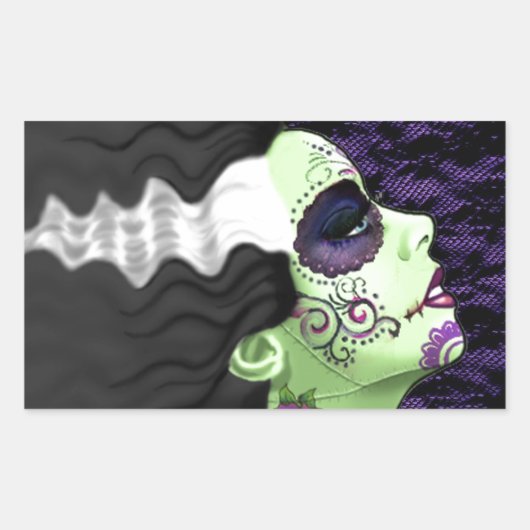 Muertos Bride Rechthoekige Sticker (Voorkant)