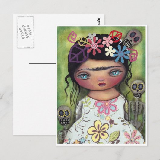 Muertos Fest Briefkaart (Voorkant / Achterkant)