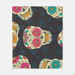 Muertos Skulls: naadloze elegantie. Fleece Deken