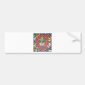 Muertos Sugar Skull Web Bumpersticker (Voorkant)