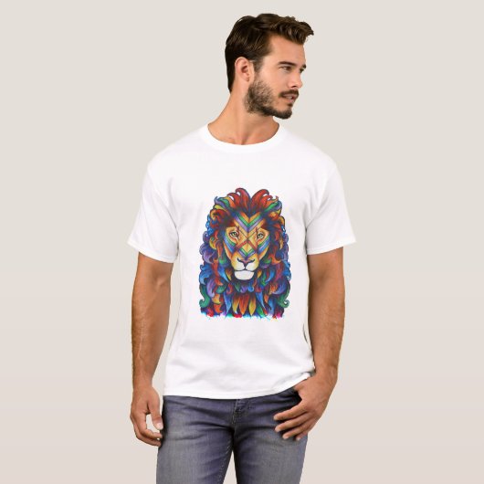 Mufasa in Technicolor T-shirt (Voorkant volledig)