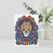 Mufasa's nieuwe haar doet briefkaart (Staand voorkant)