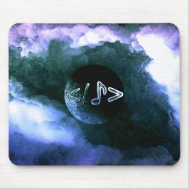 Mufaya-logo in de ruimte muismat