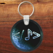 Mufaya Music Cinematic Logo Sleutelhanger (Voorkant)