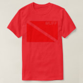 Muff Dive Flag T-shirt (Design voorkant)