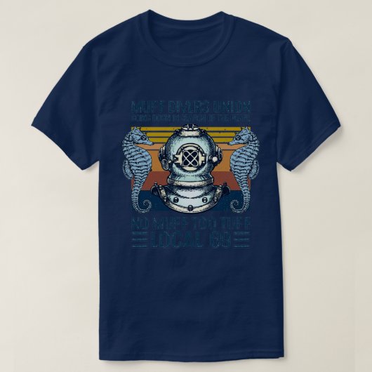 Muff Divers Union Going Down In Search Of The Pear T-shirt (Design voorkant)