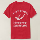 Muff Diving Instructor Diver Swimming Pool Funny S T-shirt (Design voorkant)