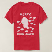 Muff s Diving School Funny 3 T-shirt (Design voorkant)