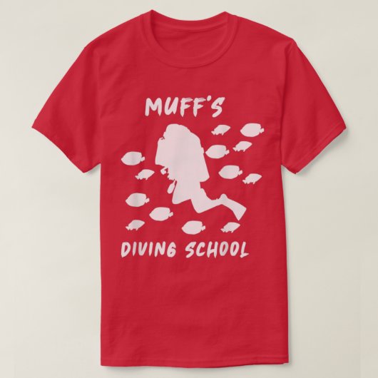 Muff s Diving School Funny 3 T-shirt (Design voorkant)