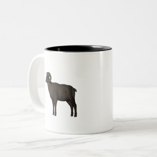 Muffel Tweekleurige Koffiemok (Voorkant links)