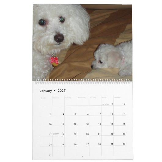 Muffie en Snowie 2008 Agenda Kalender (Jan 2027)