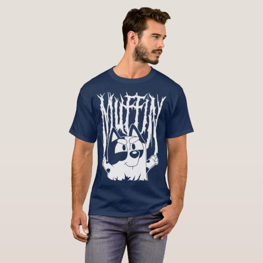 Muffin Bluey T-shirt (Voorkant volledig)