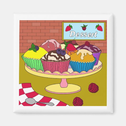 Muffin Bord Magnet (Voorkant)