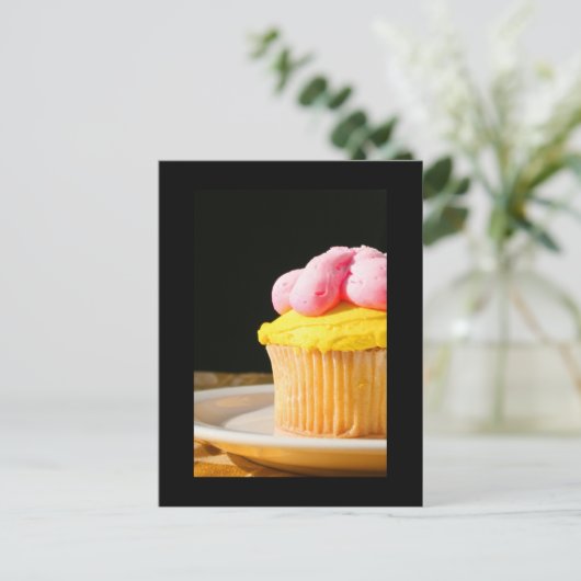 Muffin Close Up Briefkaart (Staand voorkant)