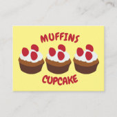 Muffin Cupcake Bakkerij Visitekaartje (Voorkant)