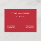 Muffin Cupcake Bakkerij Visitekaartje (Achterkant)