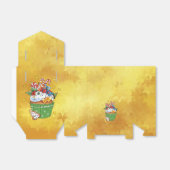 Muffin Geschenkschachtel Bedankdoosjes (Uitgevouwen)