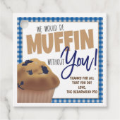 Muffin Gift Label (Voorkant)