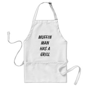 Muffin Man heeft een GRILL Standaard Schort