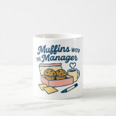 Muffin met de manager koffiemok (Center)