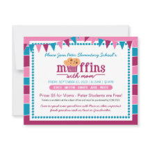 Muffin met Moeder Uitnodiging voor School/Organisa
