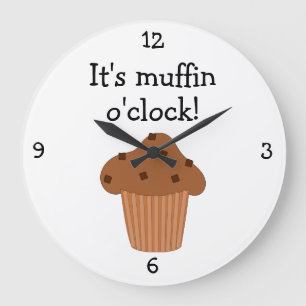 Muffin O'Clock, leuk eten grafisch Grote Klok