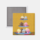 Muffin tijdmagneet magneet (Voorkant / Achterkant)