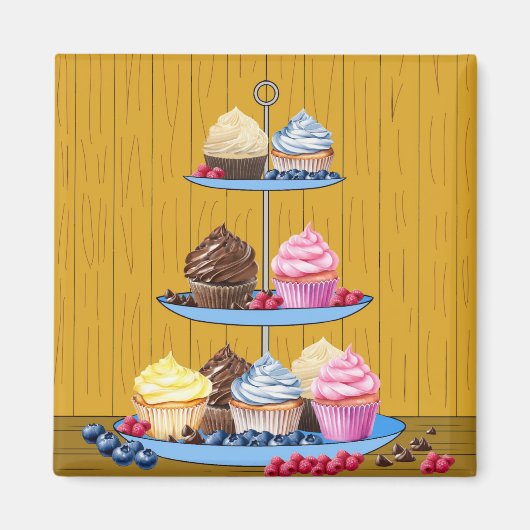 Muffin tijdmagneet magneet (Voorkant)