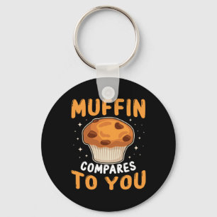 Muffin vergelijkt met jou Schattige koppels Baklie Sleutelhanger