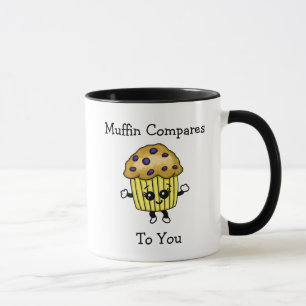 Muffin Vergelijkt Met U, Schattigee Blueberry Muff Mok