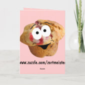 Muffin wat omhoog om het even wanneer Kaart is (Achterkant)
