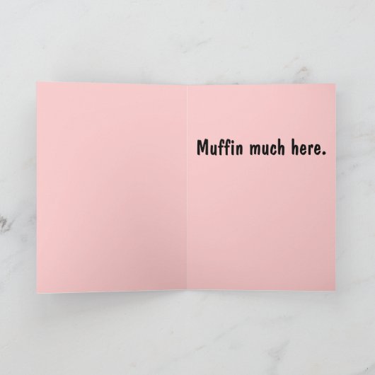 Muffin wat omhoog om het even wanneer Kaart is (Binnen)