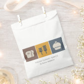 Muffin Wheat Bread Ochre Brown Gray Chef Baking Bedankzakje (Geknipt)