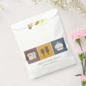 Muffin Wheat Bread Ochre Brown Gray Chef Baking Bedankzakje (Gezegeld)