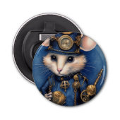 Muffinpounce Top Hoed Steampunk Button Flesopener (Voorkant)
