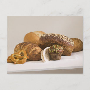 Muffins en maaltijdrollen briefkaart