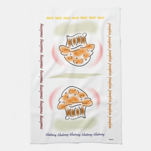 Muffins Kitchen Towel Theedoek (Verticaal)