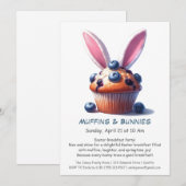 Muffins & Ochtenden – Pasen Ontbijtfeest Kaart (Voorkant / Achterkant)