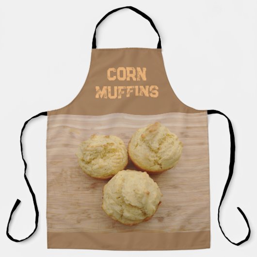 Muffins Ontbijt Eten Schort (Voorkant)
