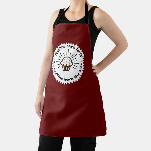 Muffins van het Oven All-Over Print Schort (Insitu)